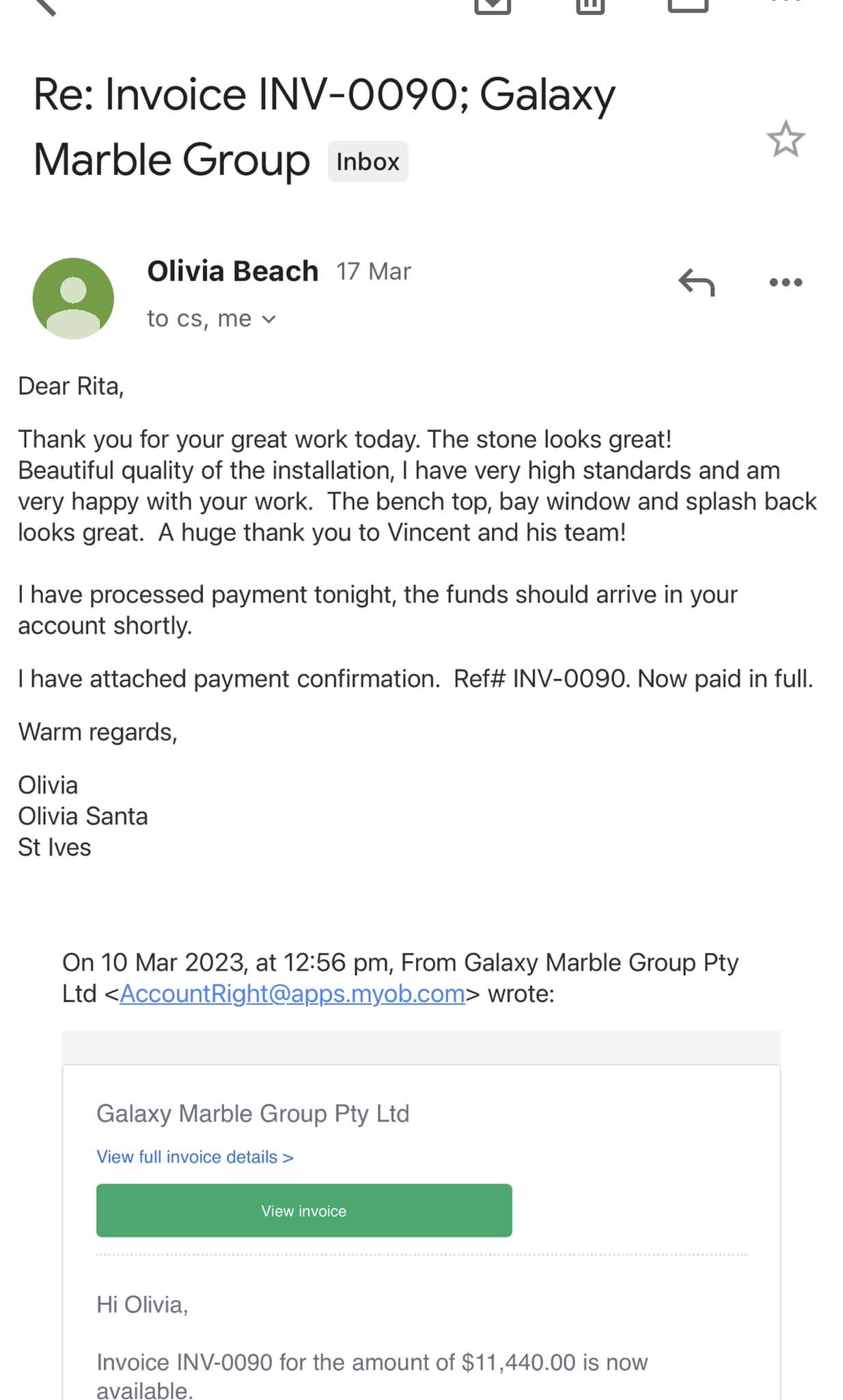 Customer review 10
